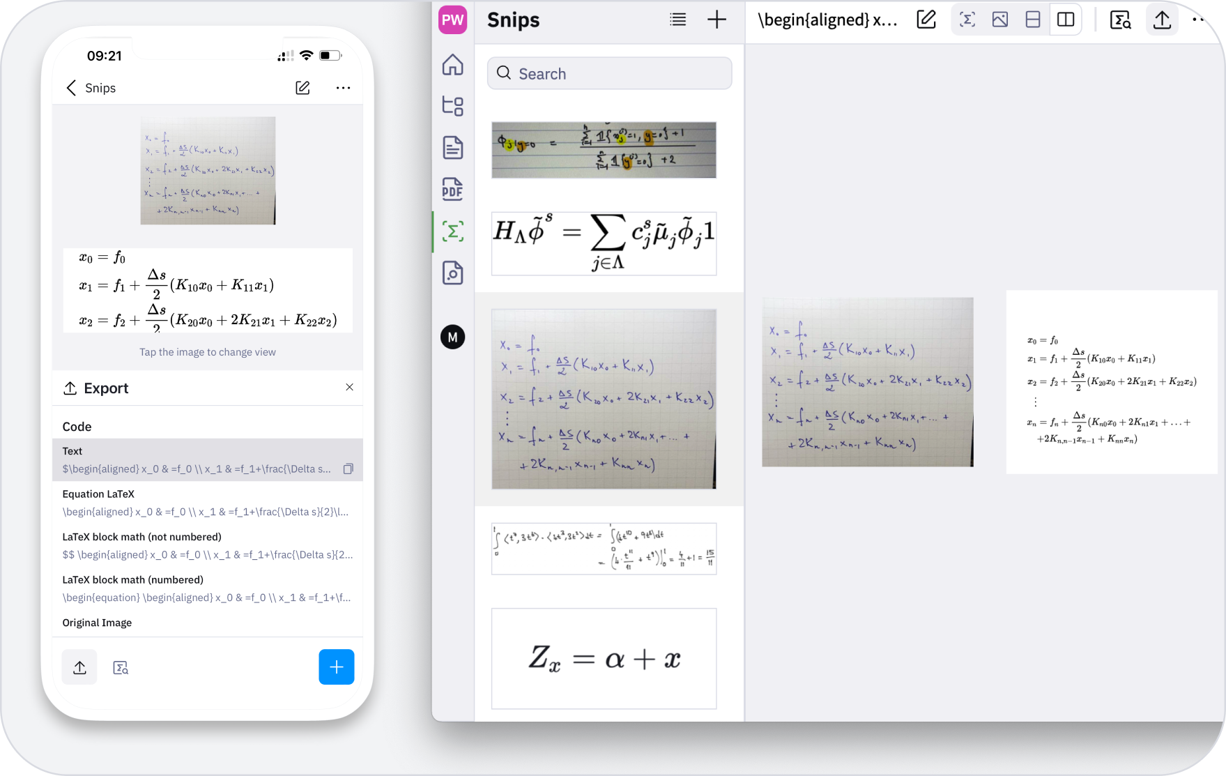 Automatic sync across platforms